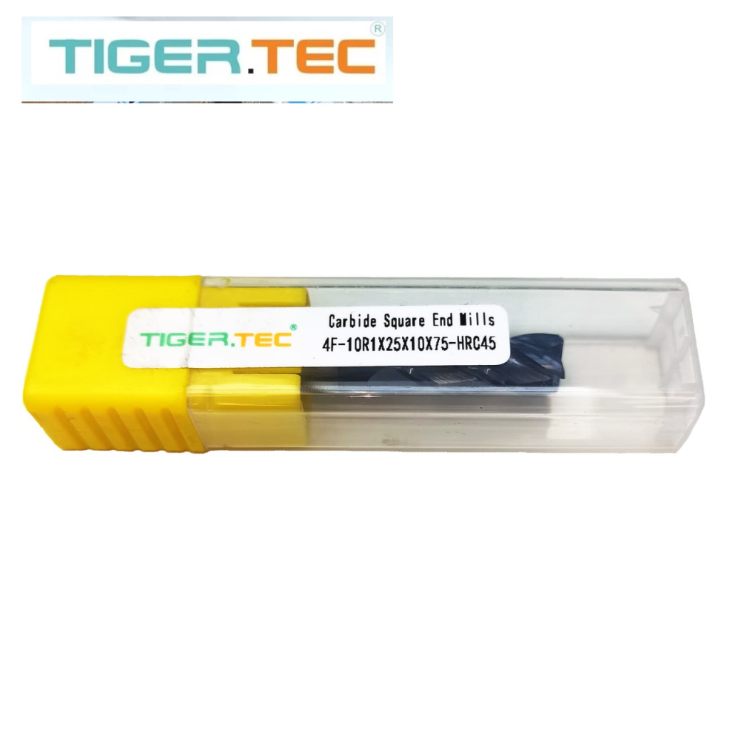 فرزانگشتی کارباید تیپR1 قطر ۱۰ مدل۴F تایگرتک TIGER.TEC