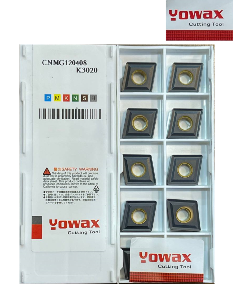 اینسرت تراشکاری CNMG120408-K3020 یواکس Yowax